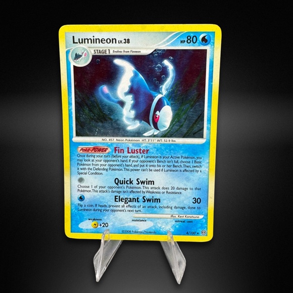 Pokemon Other - Lumineon [Holo] 4/100 Pokemon Stormfront 2008